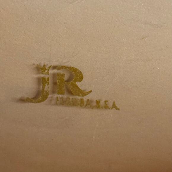 Vintage 60s RJ Florida USA Gold Tortoise Shell Lucite Handle Handbag - Picture 7 of 9